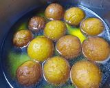 A picture of step 3 of Gulab Jaman 😋👌.