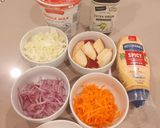 A picture of step 1 of Creamy Apple and Cabbage Coleslaw.