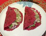 A picture of step 8 of Jawar beetroot paneer healthy paratha.