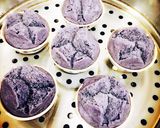Hình bước làm 8 của món Bánh bò bông khoai lang tím !