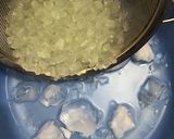 Hình bước làm 2 của món Chè Nha Đam Đậu Xanh
