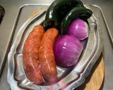 Foto del paso 1 de la receta: Rajas con chorizo