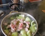 Hình bước làm 2 của món Miến thịt heo bằm với rau Thượng Hải