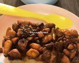 Foto langkah ke 3 dari resep Nasi tim ayam jamur gampang no gagal (bisa mpasi balita dan dewasa).