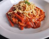 A picture of step 9 of American chopsuey.