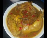 A picture of step 4 of Turkey pepper soup.