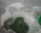A picture of step 2 of Mint margarita.