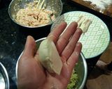 A picture of step 7 of Chinese dumplings.