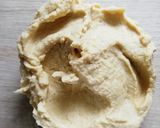 Une image de l'étape 1 de Hummus de pois chiches, citron BIO et ciboulette.
