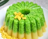 Foto langkah ke 5 dari resep Puding Lumut Lapis Nangka.