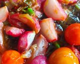 Foto del paso 4 de la receta: Rabanitos veganos con arroz (otra más... Si!)
