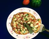 A picture of step 14 of Pan Paneer Pizza.