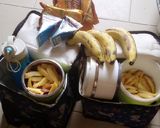 A picture of step 2 of Fried Irish petatoes with Banana.