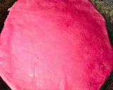 A picture of step 13 of Beetroot chapati.