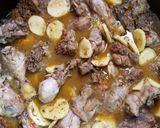 Foto del paso 3 de la receta: Pollo al disco con papas