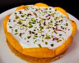 A picture of step 8 of Custard Cake with Mango Milk & Frosting, Eggless.