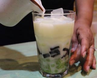 CICENDAL || Cincau Cendol Dalgona 🍹 - Step 4