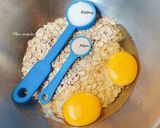 Hình bước làm 1 của món Bánh MÌ yến mạch nướng bằng chảo