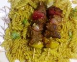 A picture of step 2 of Tikka Pasta.