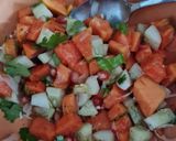 পাপায়া বোট স্যালাড (Papaya Boat Salad recipe in Bengali) রেসিপির ধাপ 2 ছবি