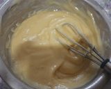 A picture of step 3 of Mother's day special rasmalai cake.