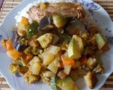 Foto del paso 3 de la receta: Picante de verduras con zapallito italiano y berenjena