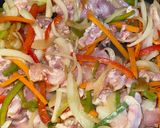 Foto del paso 2 de la receta: Relleno para tacos de pollo fácil 🍗