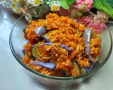Foto langkah ke 5 dari resep Terong Balado Orak Arik Telur Teri.