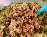 A picture of step 5 of Oats katlu (gluten free).