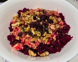 Aszalt áfonyás cékla saláta (vegán) recept fázis 2 fotója