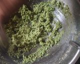 A picture of step 3 of Organic thecha or chutney.