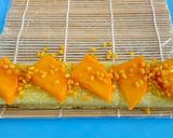 A picture of step 3 of Mango Sticky Rice Rolls.