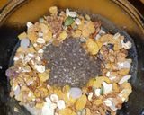 A picture of step 3 of Morning freshness (chia,oats with almond milk without sugar).