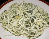 Foto del paso 7 de la receta: Fideos con espinacas y trocitos de cantimpalo