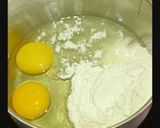 A picture of step 1 of Two in One Strawberry Chocolate Cake.