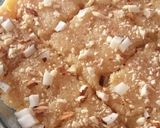 A picture of step 4 of Coconut halwa.