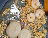 A picture of step 10 of Garlic Sautéed Scallop and Shrimp Pasta.