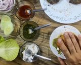 A picture of step 16 of Veg Burger.