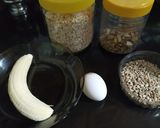 Foto del paso 1 de la receta: Waffle de banana y granola!