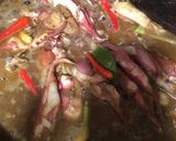 Foto langkah ke 3 dari resep Cumi Teropong Kuah Kuning Pedas.