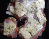 Foto del paso 6 de la receta: "Matambre A La Pizza Con Papas al Horno" 😋😋😋😋