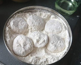 A picture of step 2 of Springs rolls sheets (wrapper).