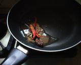A picture of step 2 of Papad Curry.