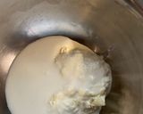 A picture of step 2 of Malai chaap roll.