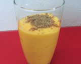 A picture of step 3 of Mango Peach Smoothie With Grounded Flax seeds.
