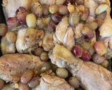 Foto del paso 5 de la receta: Pollo al horno con uvas 🍇