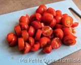 Une image de l'étape 2 de Poêlée de haricots verts et tomates cerises.