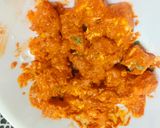 A picture of step 1 of Paneer 65.