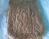 Pas rețetă Prăjitură cu 2 blaturi, cremă cu mascarpone, strat de gem cu nucă și glazură de ciocolată albă 9 fotografie