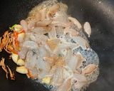 A picture of step 3 of Spicy Stir-Fried Crab Sticks.